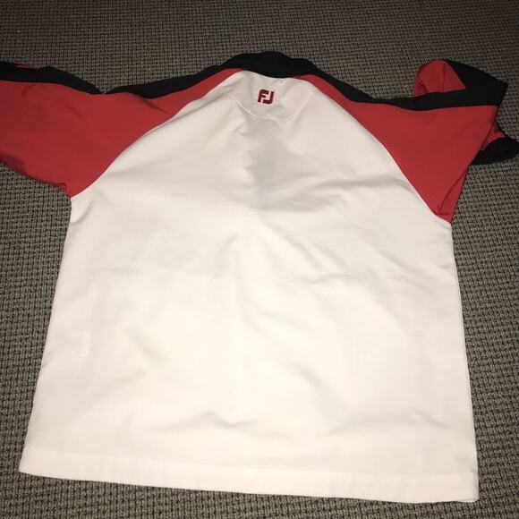 Footjoy Mens Large QuarterZip Pullover Windbreaker Golf Jacket - Picture 6 of 6